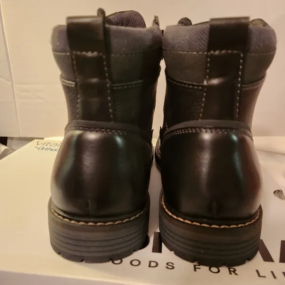 Sonoma Men's Black Graham Ankle Boots Size 9.5M New With Box