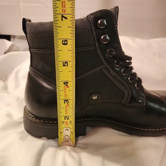 Sonoma Men's Black Graham Ankle Boots Size 9.5M New With Box
