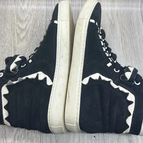 Sophia Webster Hightop Suede Leather Sneakers