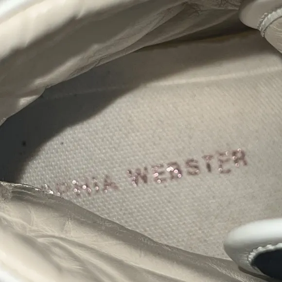 Sophia Webster Hightop Suede Leather Sneakers