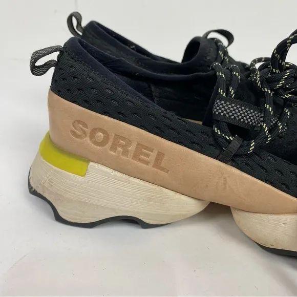 Sorel Kinetic Impact black &amp; Pink athletic sneakers shoes