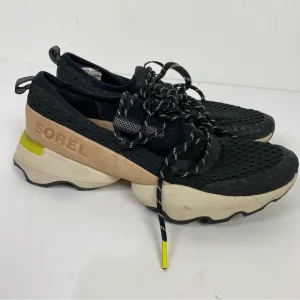 Sorel Kinetic Impact black &amp; Pink athletic sneakers shoes