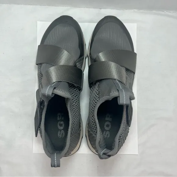 Sorel Kinetic Sneak OG Sneakers Sport Comfort Slip On Gray Women 9