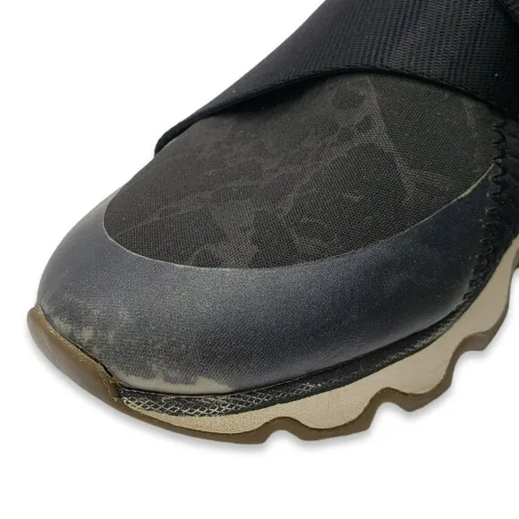Sorel Kinetic Sneak Sneakers Womens 6 Black Slip On NL3374-010