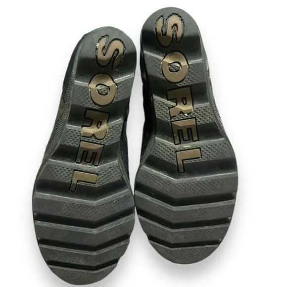 Sorel Lexie Wedge Bootie Women's Size 2 Green Round Toe Durable