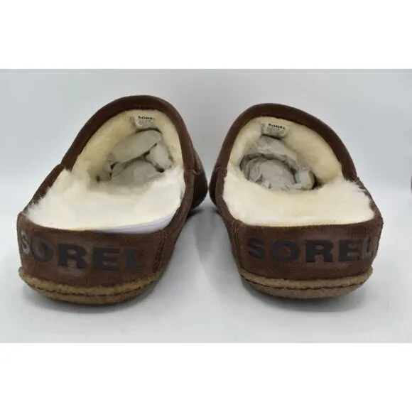 Sorel Mens Size 13 Falcon Ridge II Scuff Tobacco Gum Slip On Slippers Shoes