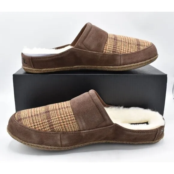Sorel Mens Size 13 Falcon Ridge II Scuff Tobacco Gum Slip On Slippers Shoes
