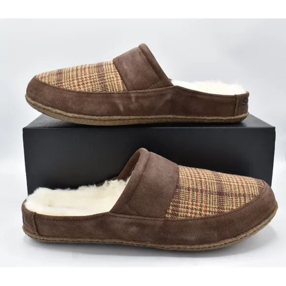 Sorel Mens Size 13 Falcon Ridge II Scuff Tobacco Gum Slip On Slippers Shoes