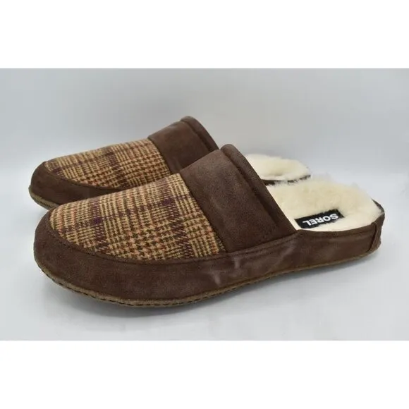 Sorel Mens Size 13 Falcon Ridge II Scuff Tobacco Gum Slip On Slippers Shoes