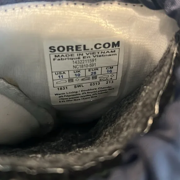 Sorel Snow Boots Youth size 11