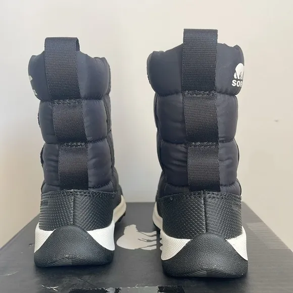 Sorel Whitney II puffy mid Black size 9 Winter Boots. New
