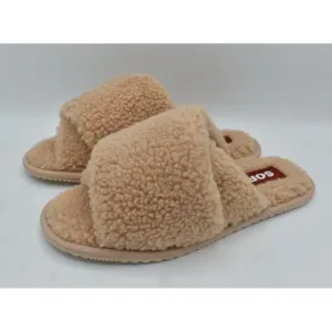 Sorel Womens Size 10 Go Mail Run Natural Tan Slippers Shoes