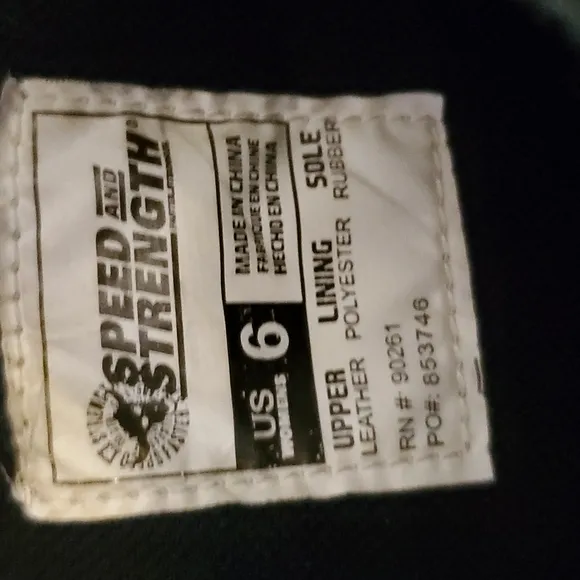 Speed and Strength Women’s American Beauty Boots Size 6