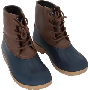 Sperry Boys Tan/Navy Port Boots, Size 6 Big Kid