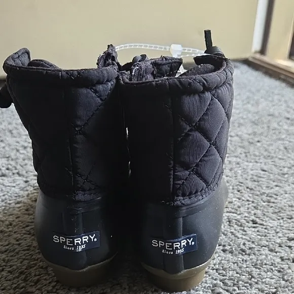 Sperry Kids Black Boots