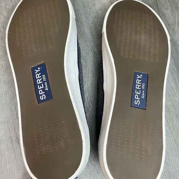 Sperry Seaside Perforated Memory Foam Slip On Sneakers