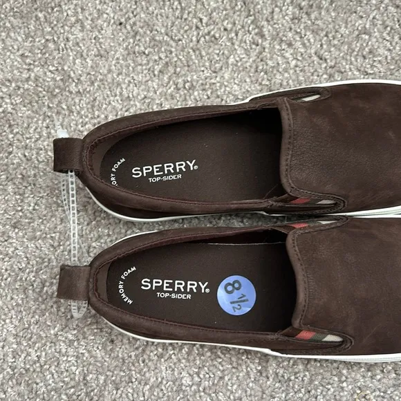 SPERRY TOP SIDER LEATHER SNEAKERS SHOES SIZE 8 1/2 NWOT