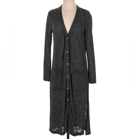 Splendid | Dark Gray | Button Up Cardigan | Size S