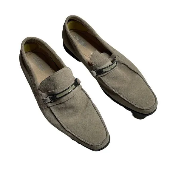 Stacy Adams Carville Cement Gray Loafer Size 12
