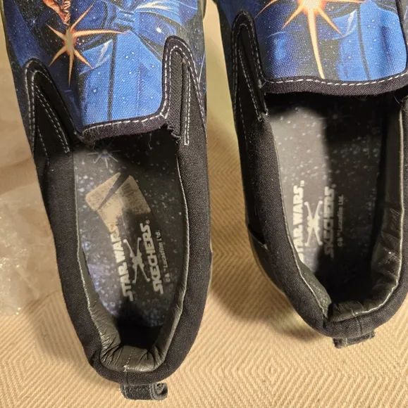 Star Wars x Skechers Graphic Slip On Sneakers Men's 9.5 Euro 42.5 EUC