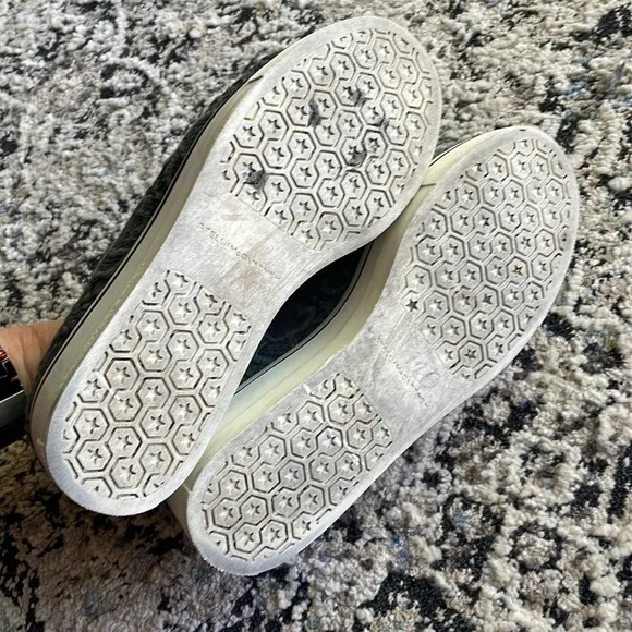 Stella McCartney Binx Slip On Platform Sneakers Gray Lace 39