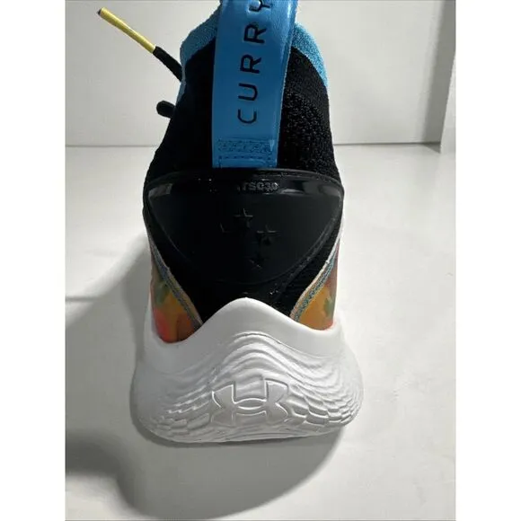 Steph Curry Basketball Shoes UA8 Knit Feel Good Flow Tie Dye Multicolor Size 7Y