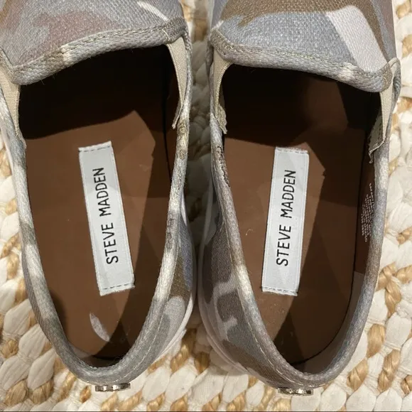 Steve Madden Camo Slip On Sneakers