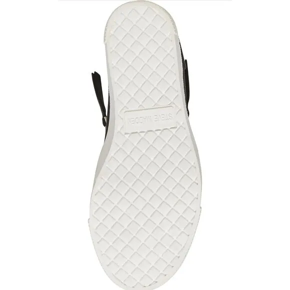 Steve Madden Girls Caliber Sneaker: Trendy Hidden Wedge, SZ 1, Easy On/Off Shoes