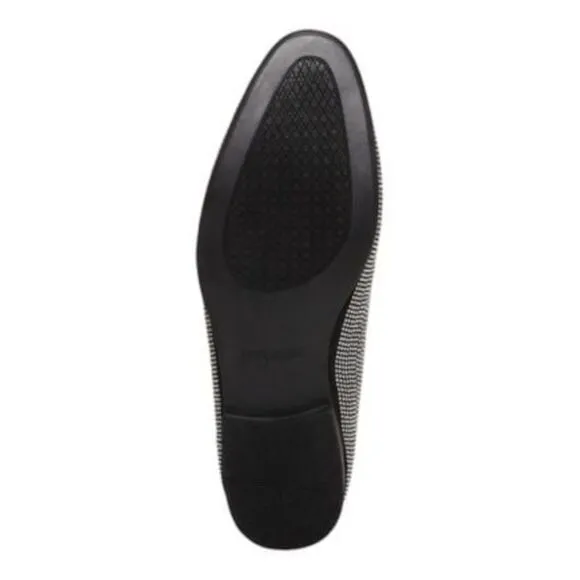 STEVE MADDEN Mens Black Studded Mezmoryz Almond Toe Slip On Slippers Shoes 9 M