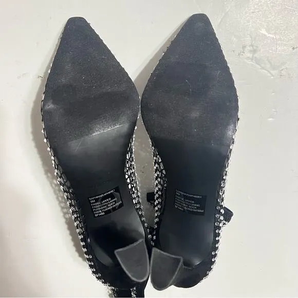 Steve Madden Saphina Rhinestones  Size 9