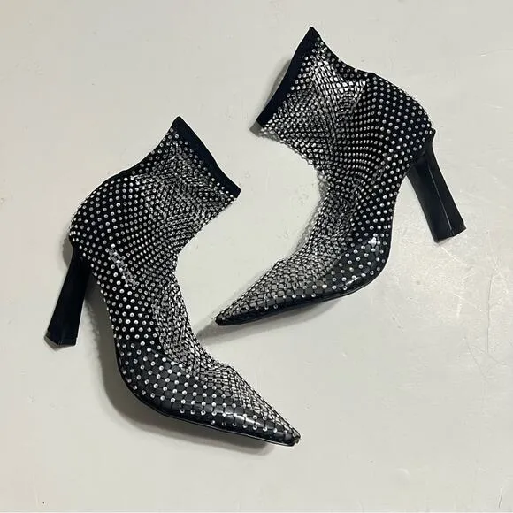 Steve Madden Saphina Rhinestones  Size 9