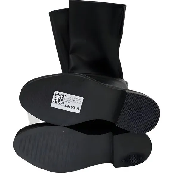 Steve Madden Women's Black Patent Over-The-Knee Boots Size 8M