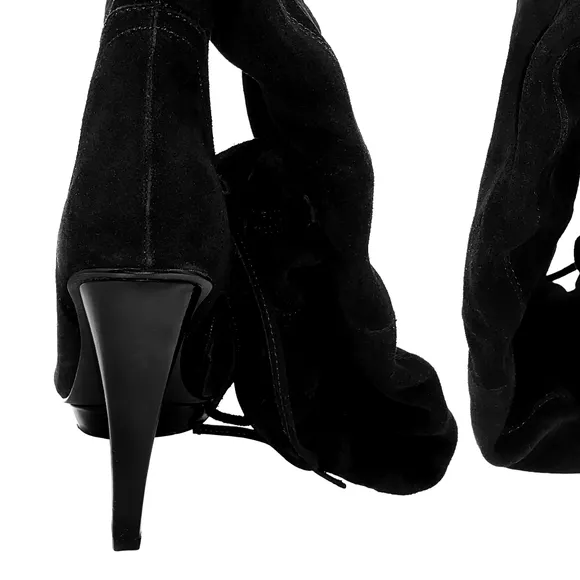 Steve Madden Xenonn Slouchy Suede Knee High Platform Boot Sz 10