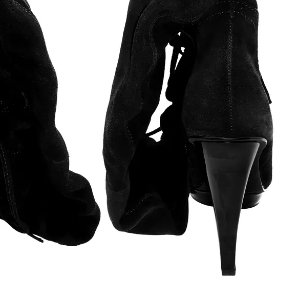 Steve Madden Xenonn Slouchy Suede Knee High Platform Boot Sz 10