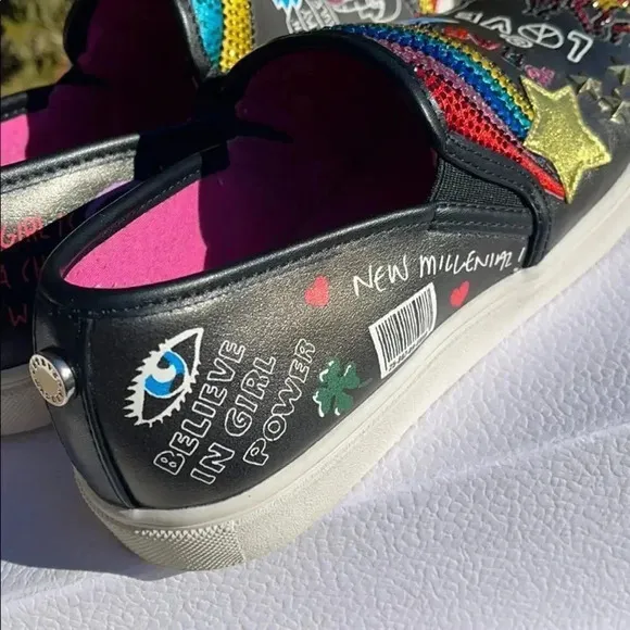 Steve Madden Multi Color Slip On Sneakers