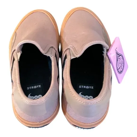 Straye Men's 10.5 Vista XR Slip On Sneakers Acid Drop Tan Black Flame Emo Grunge