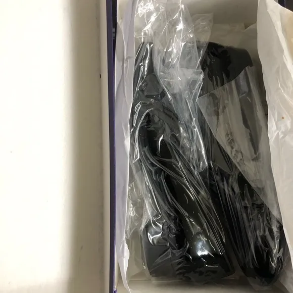 Stuart Weitzman Casual Black Patent Leather Smoking Slippers Tuxedo Shoes Sz 7
