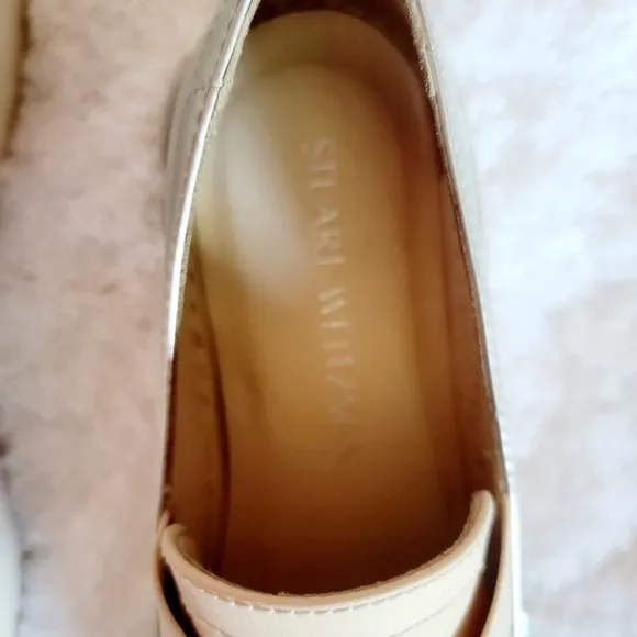 Stuart Weitzman Leather Slip-On Sneakers