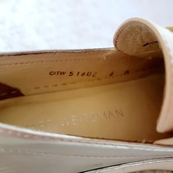 Stuart Weitzman Leather Slip-On Sneakers