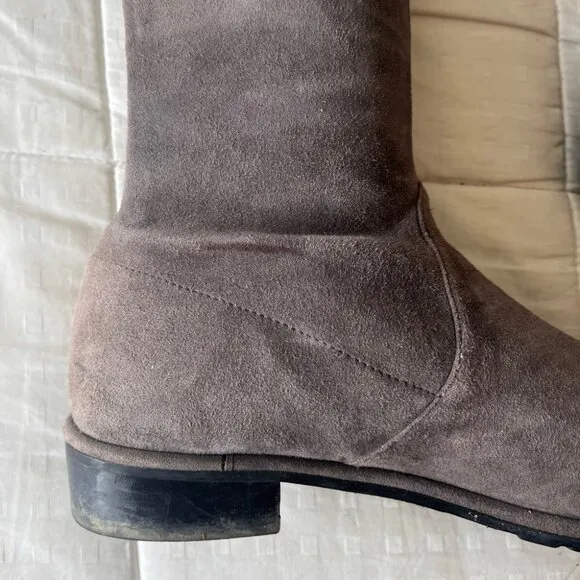 Stuart Weitzman Lowland Boot 6.5M Londra Suede