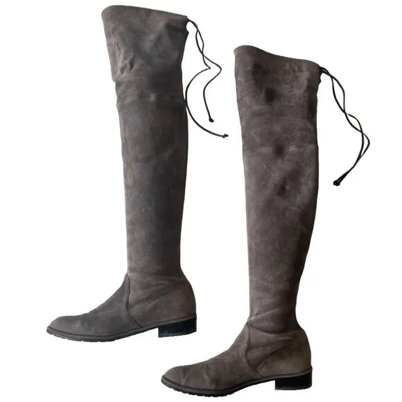Stuart Weitzman Lowland Boot 6.5M Londra Suede