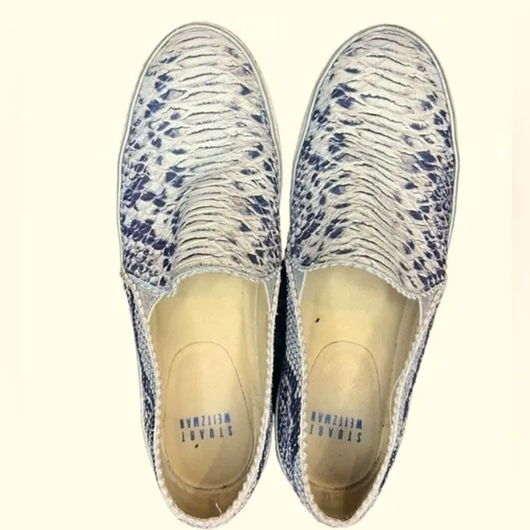 Stuart Weitzman Nuggets Snake PrintShoes Slip on