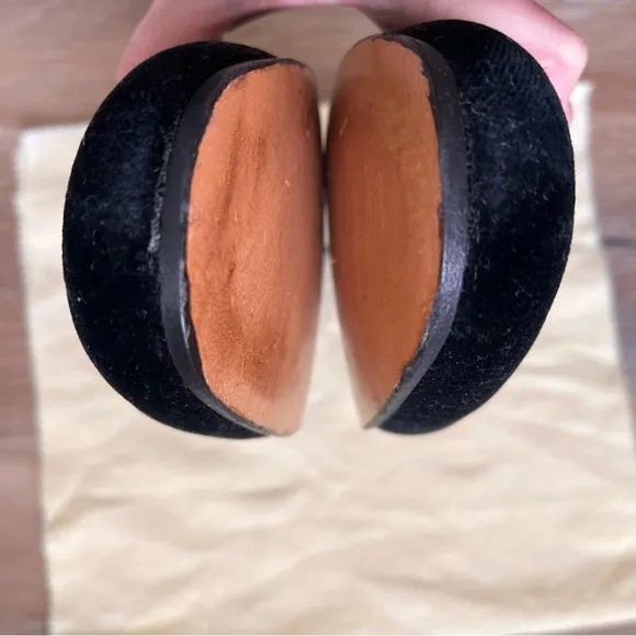 Stubbs &amp; Wootton Vintage Velvet Devil Slippers Shoes