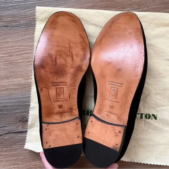 Stubbs &amp; Wootton Vintage Velvet Devil Slippers Shoes