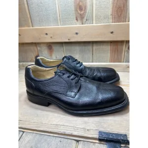 STUDIO BELVEDERE BAY BRIDGE Oxford Dress Shoes Men’s US 10D Pebble Leather Black