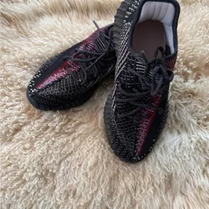 Stylish Black and Red Sneakers