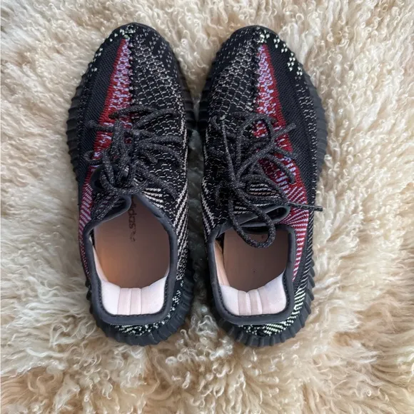 Stylish Black and Red Sneakers