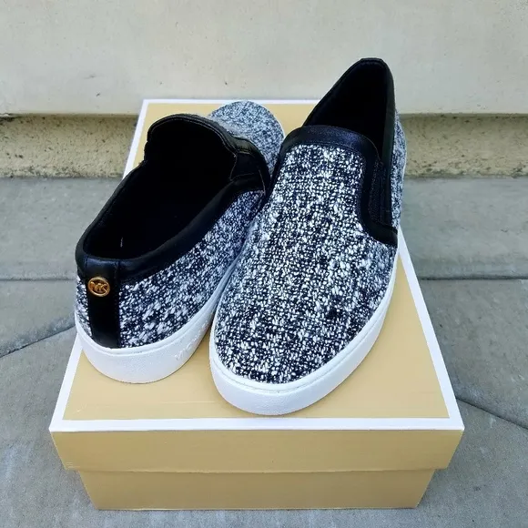 Stylish Tweed Michael Kors Sneakers