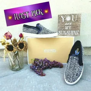 Stylish Tweed Michael Kors Sneakers