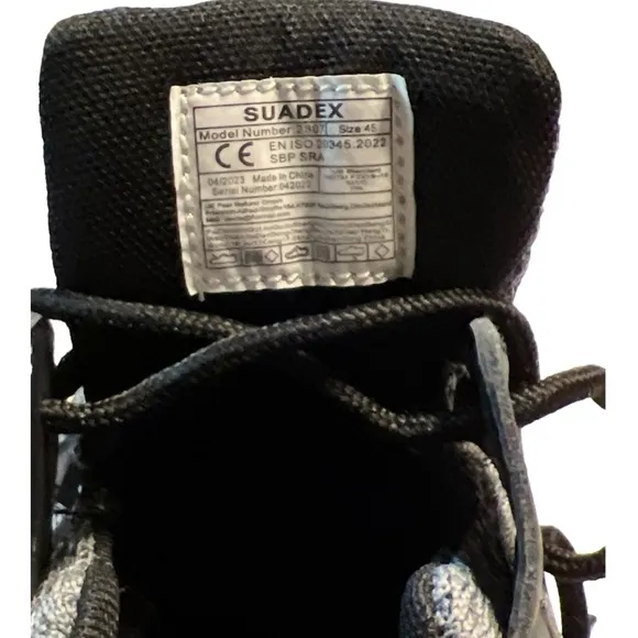 Suarez Indestructible Safety Work Shoes with Steel Toe S46 eu. (New).